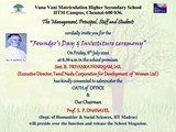 FOUNDERS DAY & INVESTITURE CEREMONY 2022 FRONT